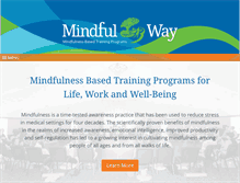 Tablet Screenshot of mindful-way.com